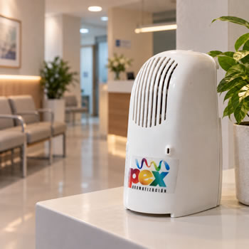 Dispensadores instalados en sanitario institucional