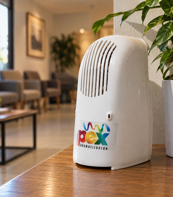 Equipo de aromatización de ambientes con esencias