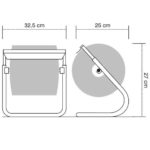 DISPENSER DE MESADA PARA BOBINAS INDUSTRIALES 300MTS/5K - Imagen 2