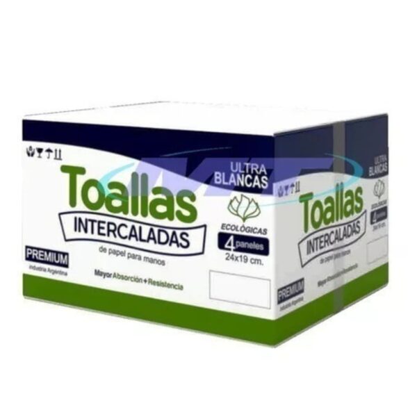 TOALLAS INTERCALADAS ULTRA BLANCA NEWPEL