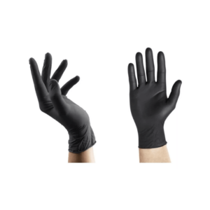 GUANTES DE NITRILO NEGRO x100 unid
